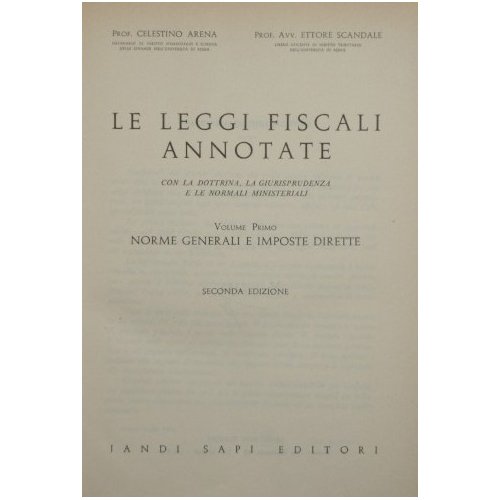 Le leggi fiscali annotate