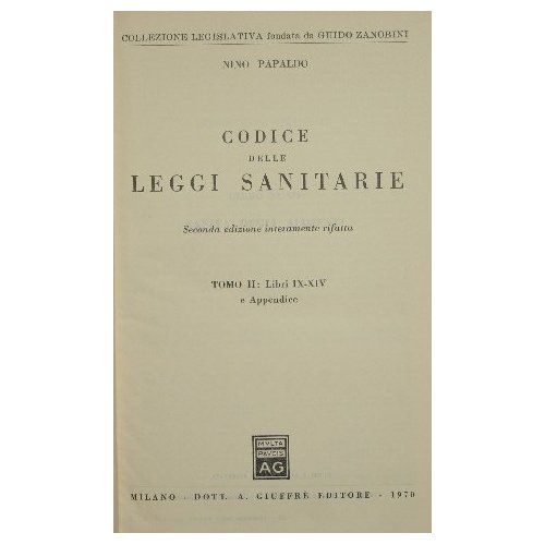 Codice delle leggi sanitarie