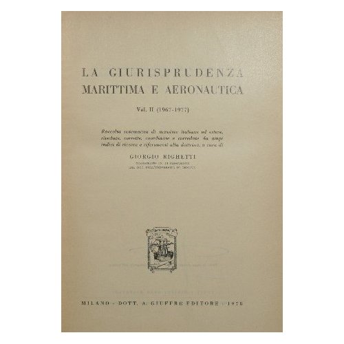 La giurisprudenza marittima e aeronautica