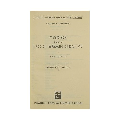 Codice delle leggi amministrative