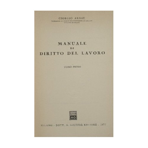 Manuale di Diritto del Lavoro