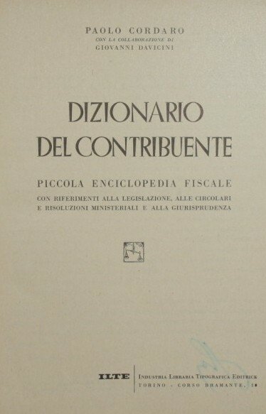 Dizionario del contribuente