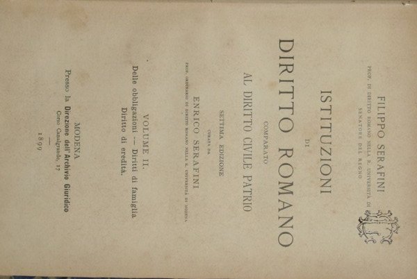 Istituzioni di diritto romano