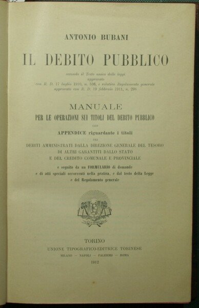 Il debito pubblico. Manuale per le operazioni sui titoli del …