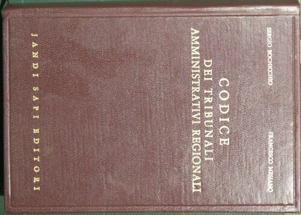 Codice dei tribunali amministrativi regionali