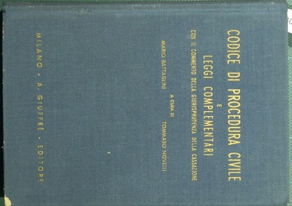 Codice di procedura civile e leggi complementari