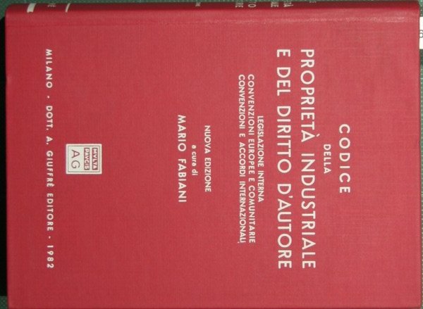 Codice della proprietà industriale e del diritto d'autore