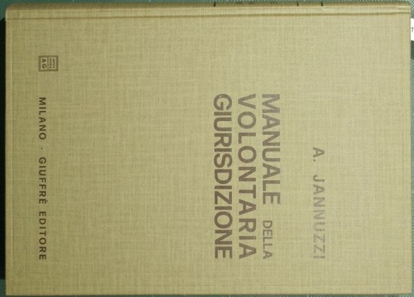 Manuale della volontaria giurisdizione