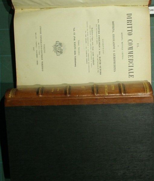 Il diritto commerciale. Vol. IX - 1917