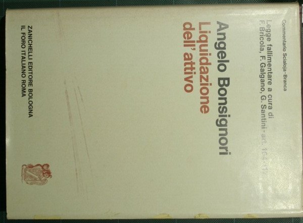 Della liquidazione dell'attivo