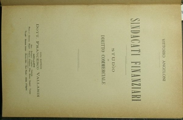 Sindacati finanziari