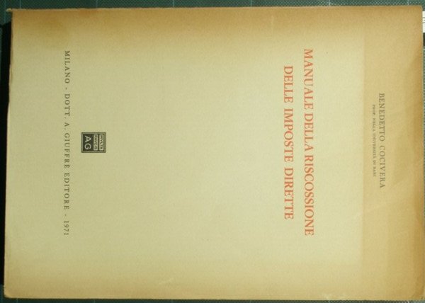 Manuale della riscossione delle imposte dirette