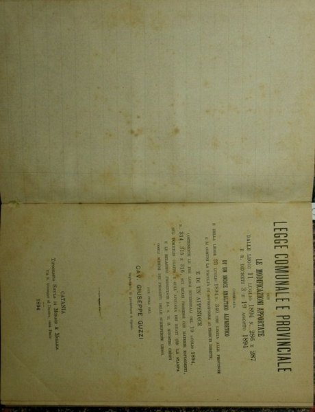 Legge comunale e provinciale con le modificazioni apportate dalle leggi …