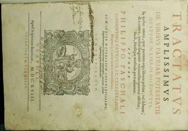 Tractatus amplissimus de viribus patriae potestatis quatuor in libros distinctus