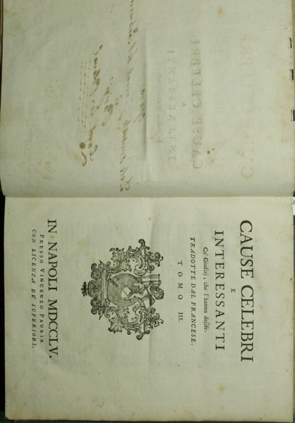 Cause celebri e interessanti. Vol. III