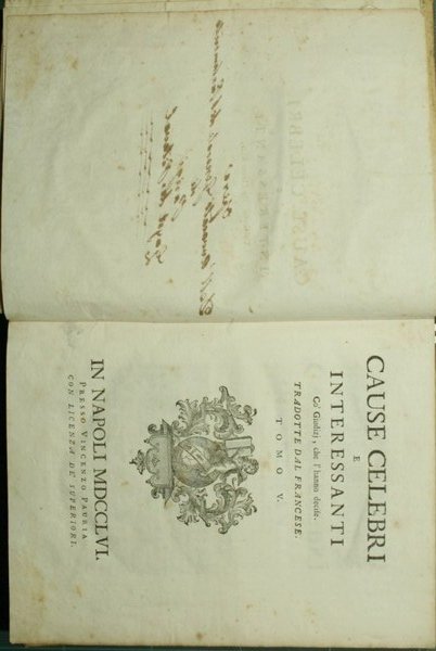 Cause celebri e interessanti. Vol. V | Immagine principale