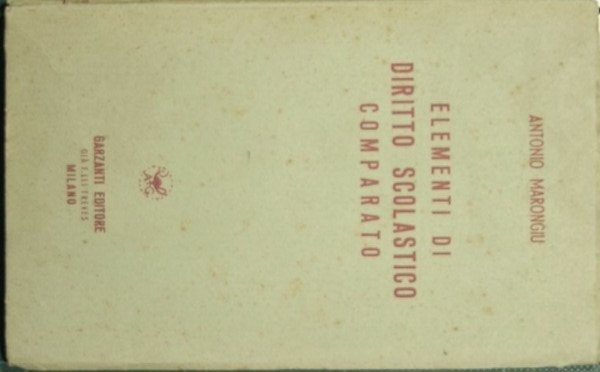 Elementi di diritto scolastico comparato