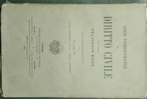 Corso teorico pratico di diritto civile. Vol. IV - Delle successioni (seguito) e delle donazioni