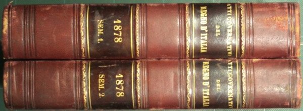 Collezione celerifera delle leggi, decreti, istruzioni e circolari dell'anno 1878 …