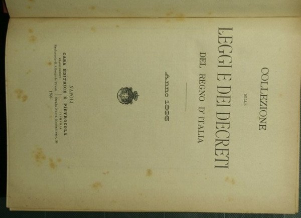 Collezione delle leggi e dei decreti del Regno d'Italia. Anno …
