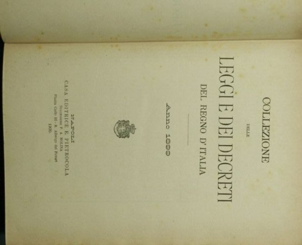 Collezione delle leggi e dei decreti del Regno d'Italia. Anno …