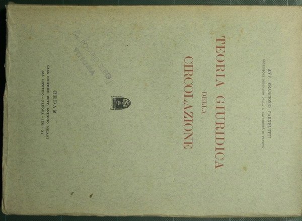 Teoria giuridica della circolazione