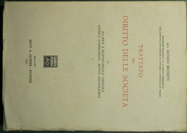 Trattato del diritto delle società - Vol. III: Società a …