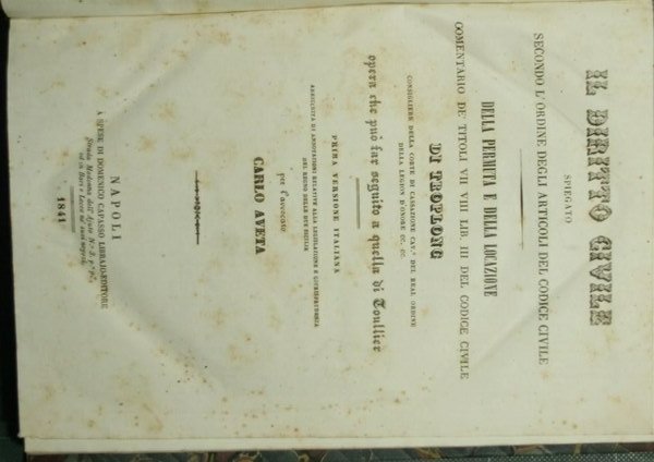 Il Dritto Civile spiegato secondo l'ordine degli articoli del Codice …