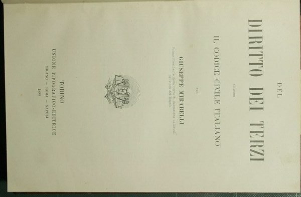 Del diritto dei terzi