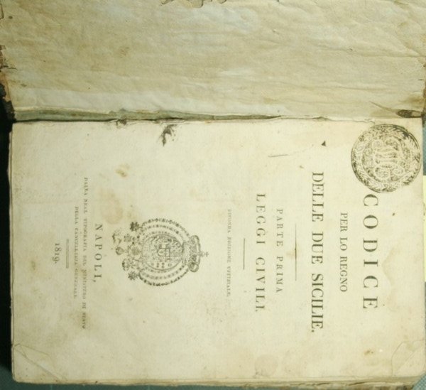 Codice per lo Regno delle Due Sicilie - Parte prima …