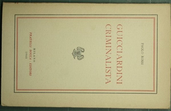 Guicciardini criminalista | Immagine Gallery 1