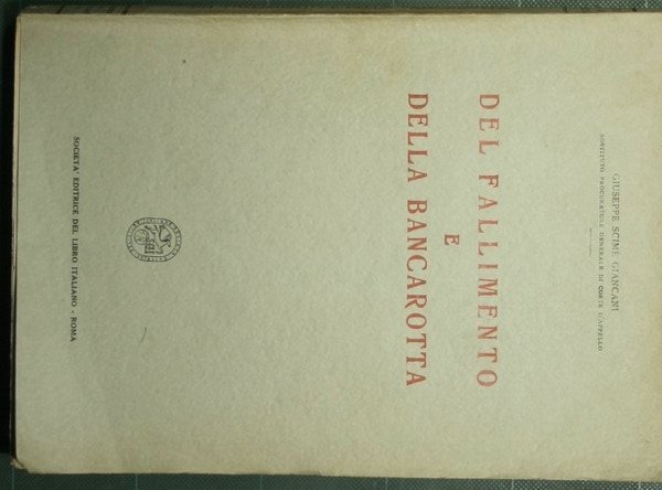 Del fallimento e della bancarotta