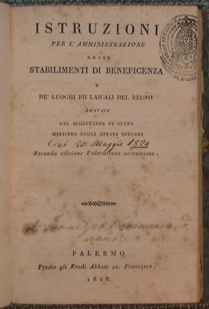 Trattato sulla Costituzione del Patrimonio Sacro di Chiarelli Archelao + …