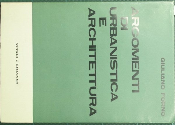 Argomenti di urbanistica e architettura
