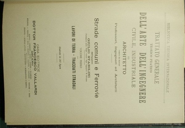 Strade comuni e ferrovie - Vol. I