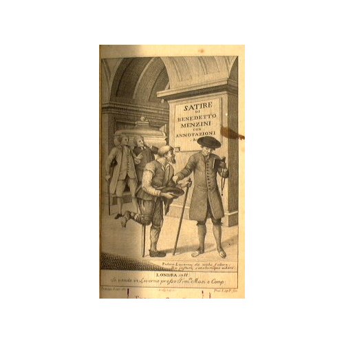 Satire di Benedetto Menzini con annotazioni