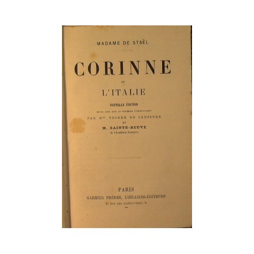 Corinne ou l'Italie