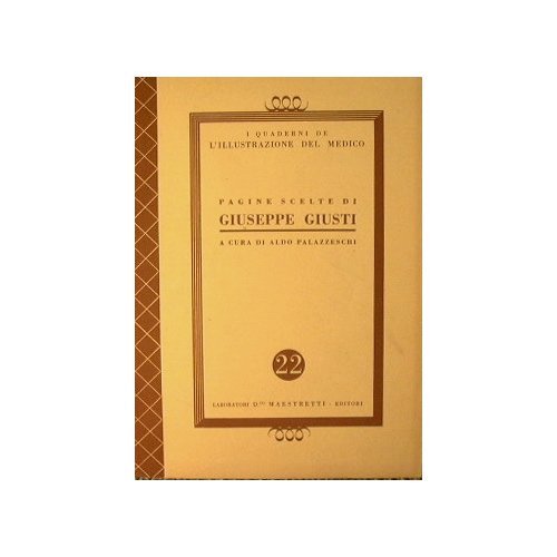 Pagine scelte di Giuseppe Giusti