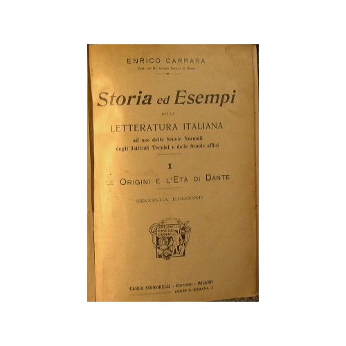 Storia ed esempi della letteratura italiana