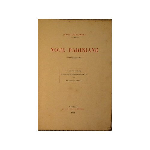 Note Pariniane