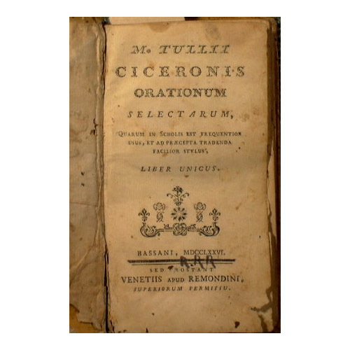 M. Tulli Ciceronis Orationum selectarum, quarum om scholis est frequentior …
