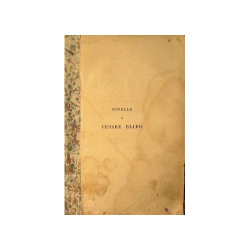 Novelle di Cesare Balbo