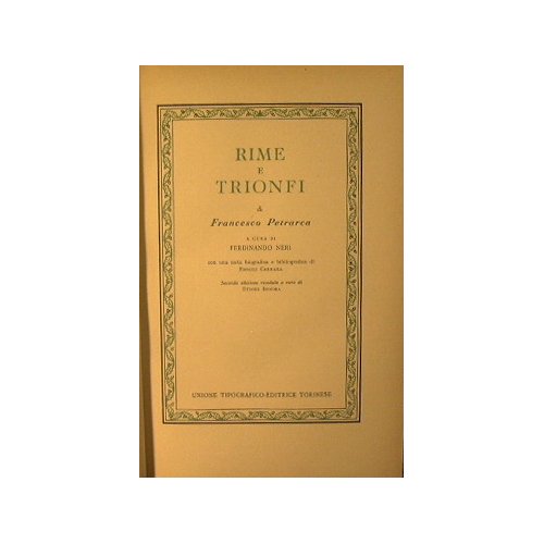 Rime e trionfi