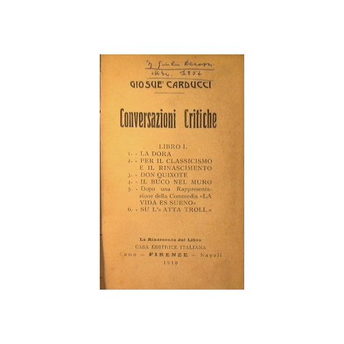 Conversazioni critiche