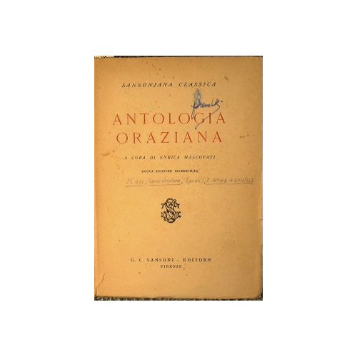 Antologia Oraziana