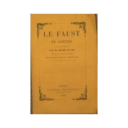 Le Faust di Goethe
