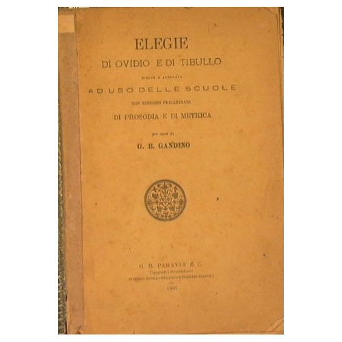 Elegie di Ovidio e di Tibullo