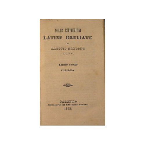 Delle Istituzioni latine breviate