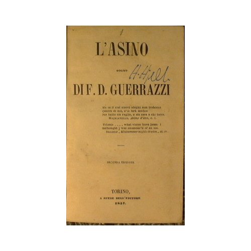 L'asino sogno di F. D. Guerrazzi