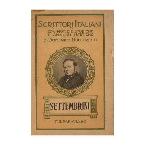 Scrittori italiani. Settembrini.